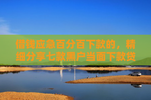 借钱应急百分百下款的，精细分享七款黑户当面下款贷款