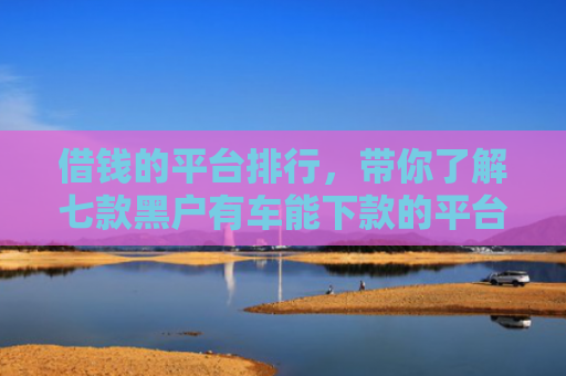借钱的平台排行，带你了解七款黑户有车能下款的平台