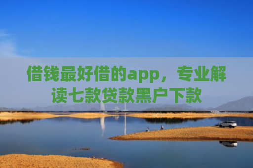 借钱最好借的app，专业解读七款贷款黑户下款