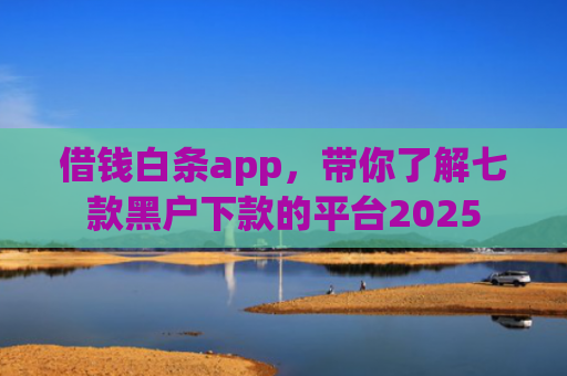 借钱白条app，带你了解七款黑户下款的平台2025