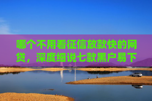 哪个不用看征信放款快的网贷，深度细说七款黑户易下款的网贷app