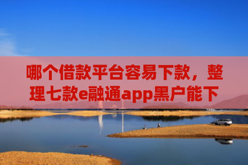 哪个借款平台容易下款，整理七款e融通app黑户能下款吗6