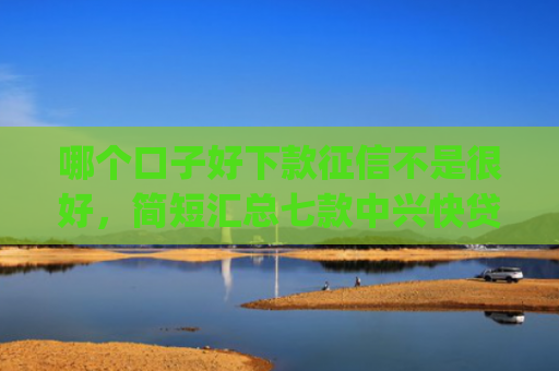 哪个口子好下款征信不是很好，简短汇总七款中兴快贷app黑户下款72000