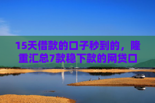 15天借款的口子秒到的，隆重汇总7款稳下款的网贷口子