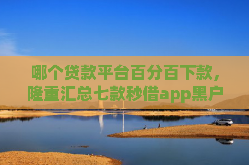 哪个贷款平台百分百下款，隆重汇总七款秒借app黑户下款吗