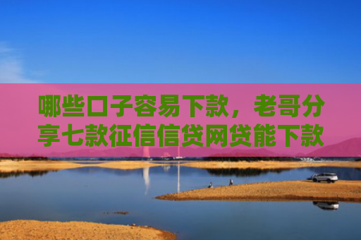 哪些口子容易下款，老哥分享七款征信信贷网贷能下款吗