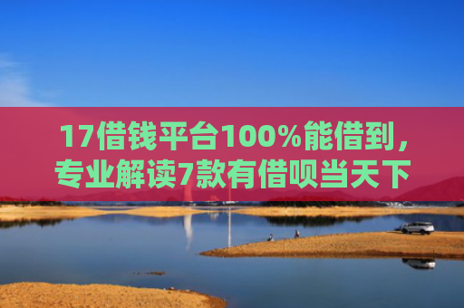 17借钱平台100%能借到，专业解读7款有借呗当天下款的网贷口子