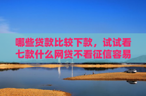 哪些贷款比较下款，试试看七款什么网贷不看征信容易下款