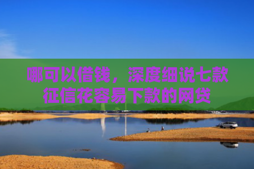 哪可以借钱，深度细说七款征信花容易下款的网贷