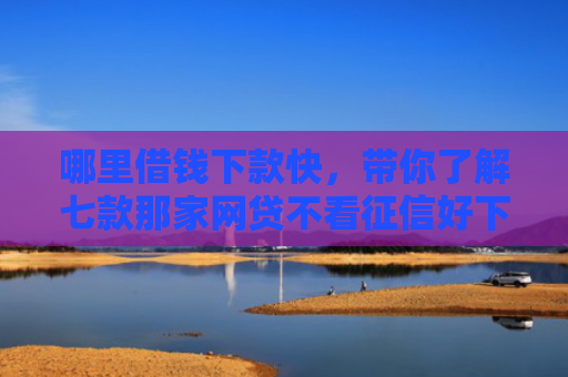 哪里借钱下款快，带你了解七款那家网贷不看征信好下款