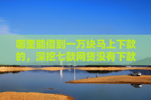 哪里能借到一万块马上下款的，深挖七款网贷没有下款就上征信吗