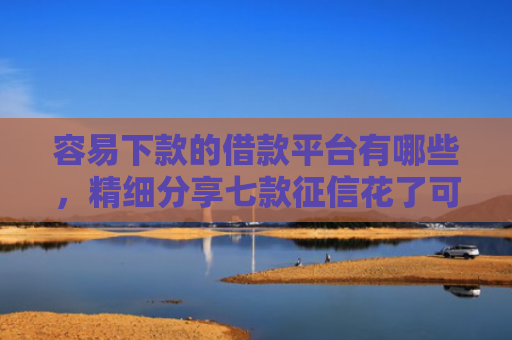 容易下款的借款平台有哪些，精细分享七款征信花了可以下款平台