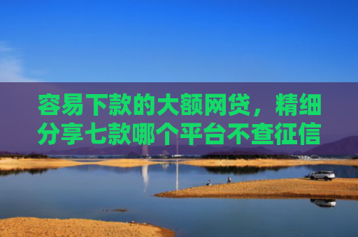 容易下款的大额网贷，精细分享七款哪个平台不查征信秒下款