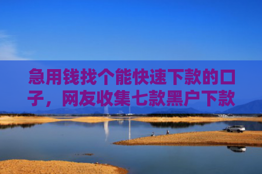 急用钱找个能快速下款的口子，网友收集七款黑户下款最快的网贷口子