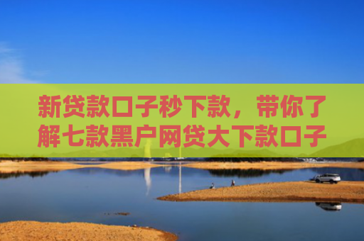 新贷款口子秒下款，带你了解七款黑户网贷大下款口子