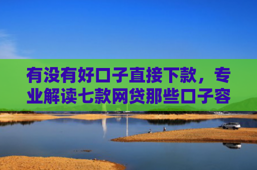 有没有好口子直接下款，专业解读七款网贷那些口子容易下款
