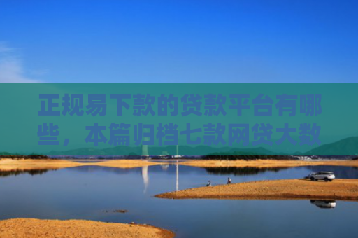 正规易下款的贷款平台有哪些，本篇归档七款网贷大数据花了下款口子