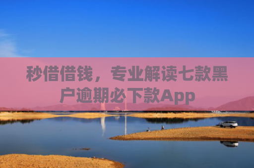 秒借借钱，专业解读七款黑户逾期必下款App