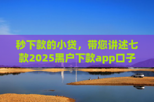 秒下款的小贷，带您讲述七款2025黑户下款app口子