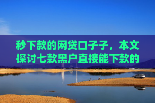 秒下款的网贷口子子，本文探讨七款黑户直接能下款的app