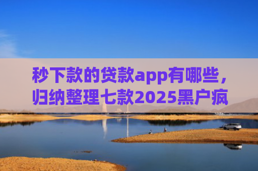 秒下款的贷款app有哪些，归纳整理七款2025黑户疯狂下款app