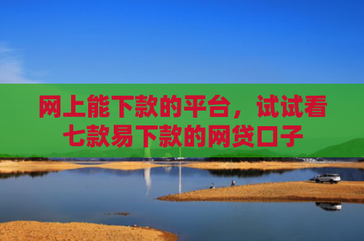网上能下款的平台，试试看七款易下款的网贷口子