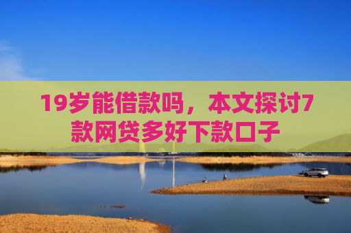 19岁能借款吗，本文探讨7款网贷多好下款口子