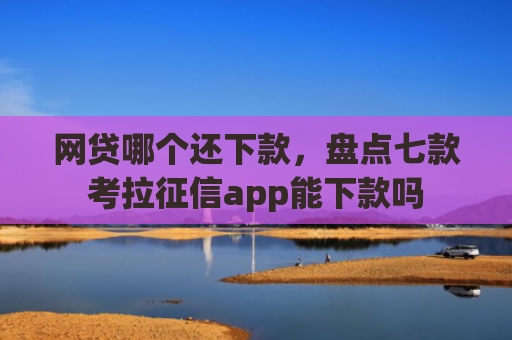 网贷哪个还下款，盘点七款考拉征信app能下款吗
