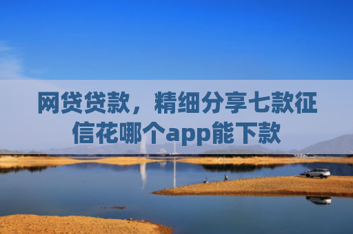 网贷贷款，精细分享七款征信花哪个app能下款