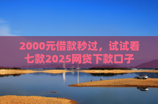 2000元借款秒过，试试看七款2025网贷下款口子