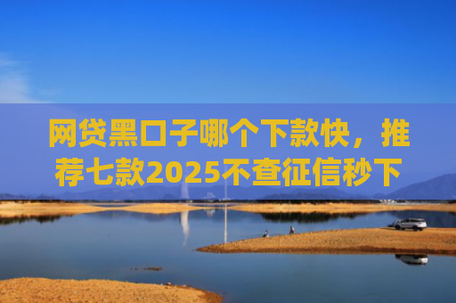 网贷黑口子哪个下款快，推荐七款2025不查征信秒下款app