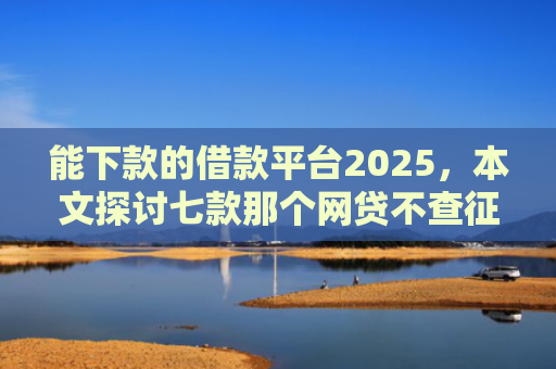 能下款的借款平台2025，本文探讨七款那个网贷不查征信大数据 下款快