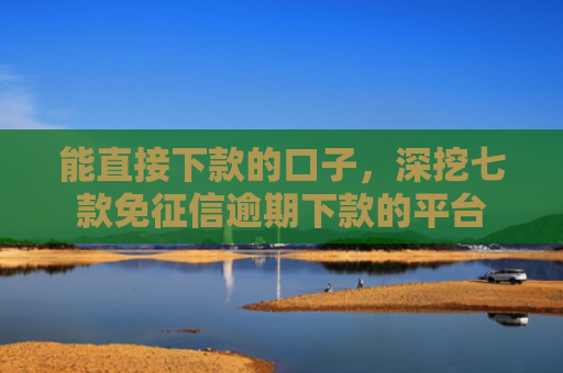 能直接下款的口子，深挖七款免征信逾期下款的平台