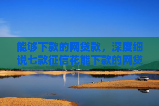 能够下款的网贷款，深度细说七款征信花能下款的网贷口子