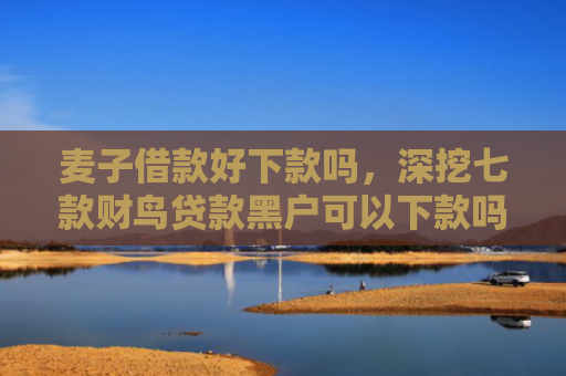 麦子借款好下款吗，深挖七款财鸟贷款黑户可以下款吗